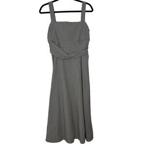 Veronica Beard Women's Checkered Gingham Midi Dress Size 8 USA NEW